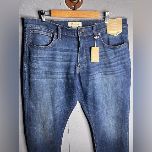 Madewell Athletic Slim Mens Jeans Sz 38w 32L - Picture 3 of 11